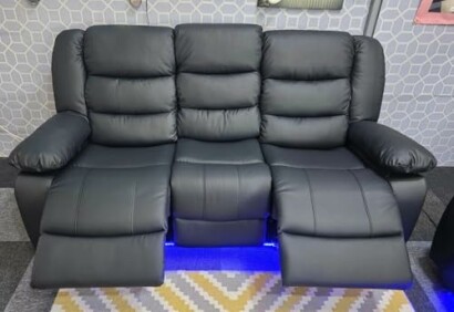 Madrid Leather Electric Recliner Sofa