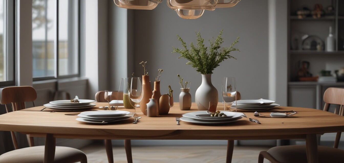 Variety of dining tables