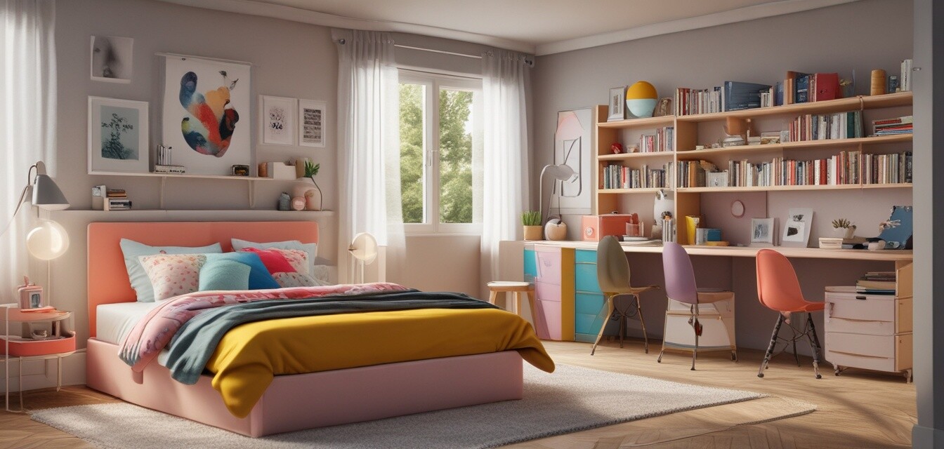 Colorful kids' bedroom furniture