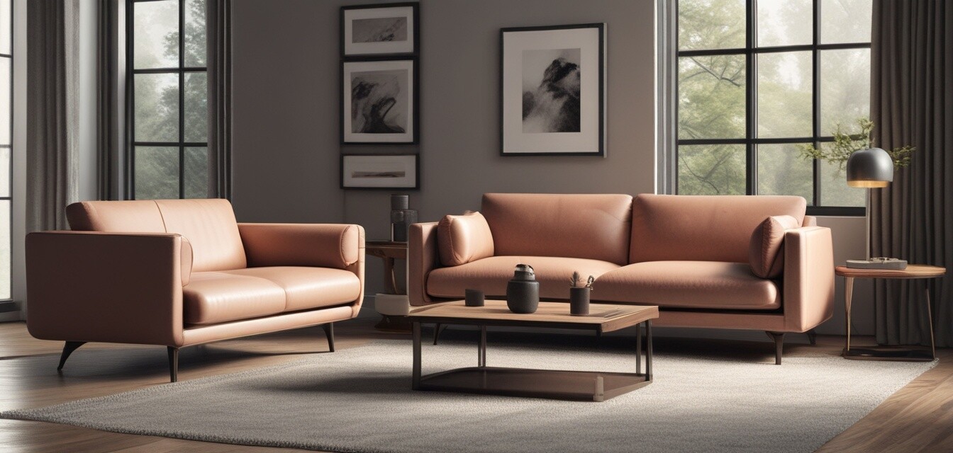 Affordable living room furniture set