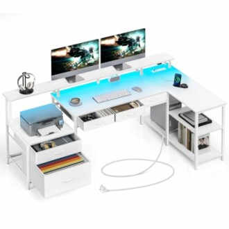 Seventable L Shaped Computer Desk